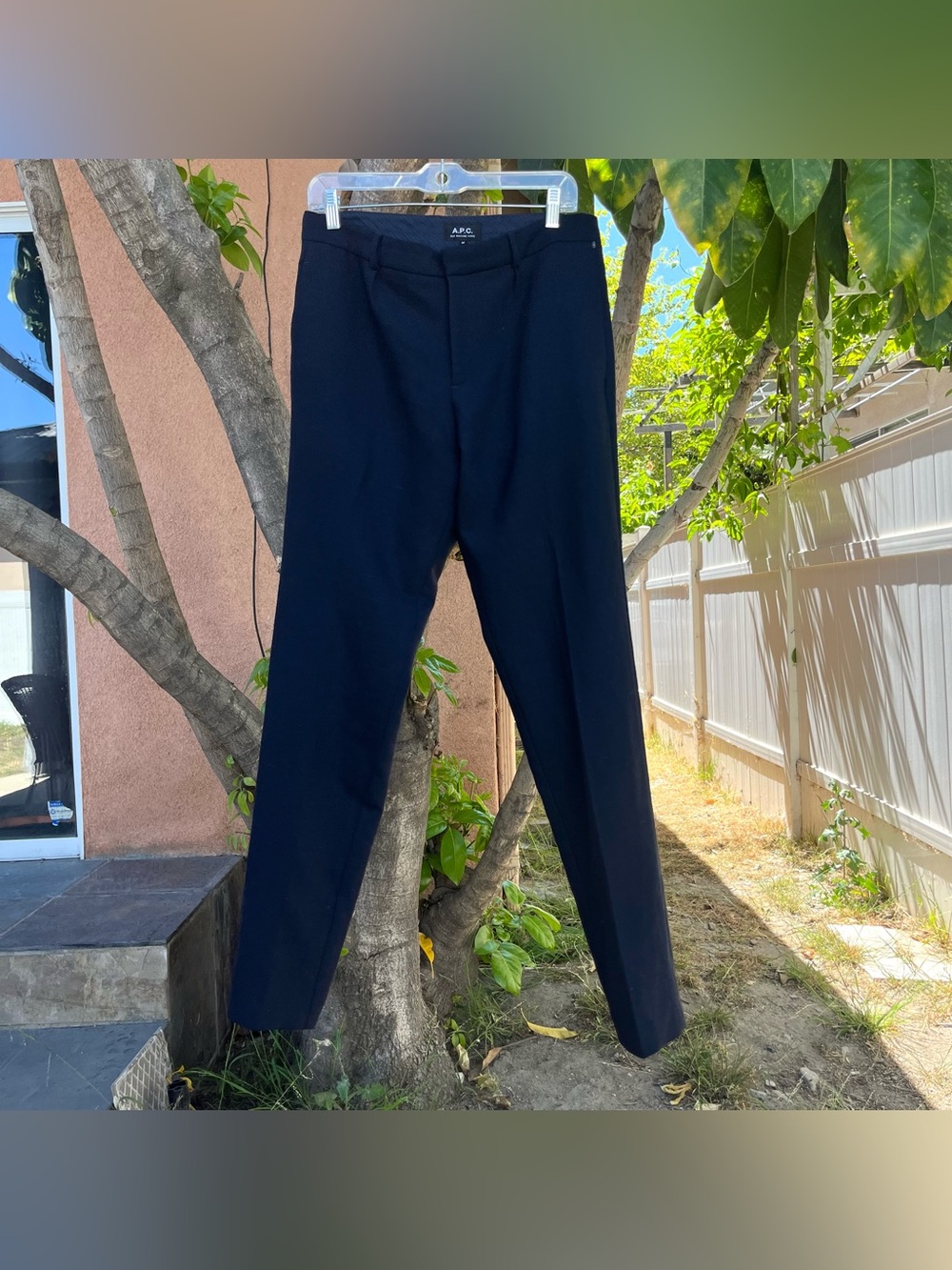 Designer A.P.C Navy Blue Pants .